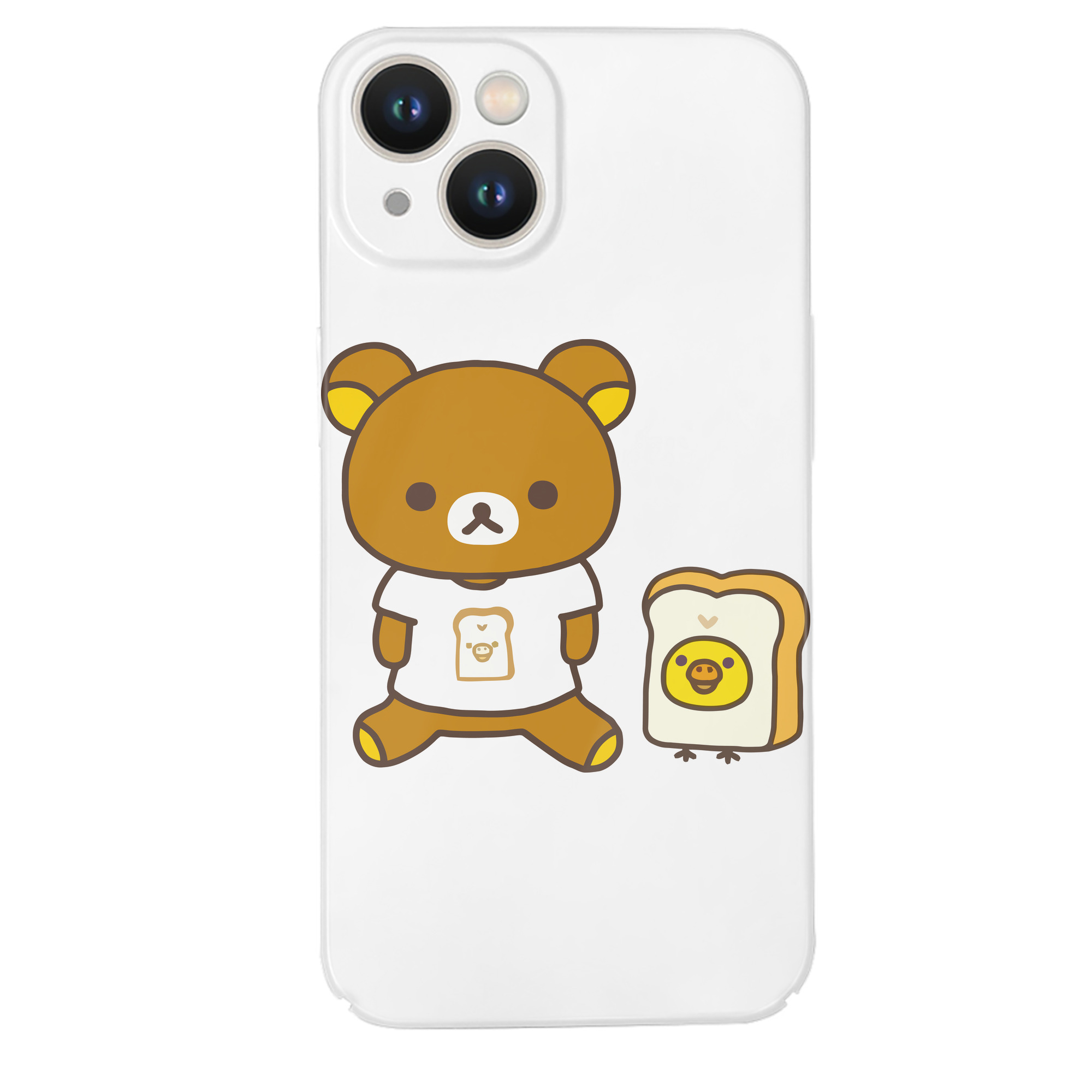 （画像用） リラックマ リラックマ キイロイトリ Rilakkuma Korilakkuma Kiiroitori 【iPhone 14シリーズ対応】ハードケース